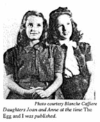 Low resolution scan of photo of Joan and Anne MacDonald.