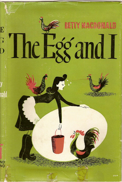 Dust jacket from  1955 hammond edition of the egg and I