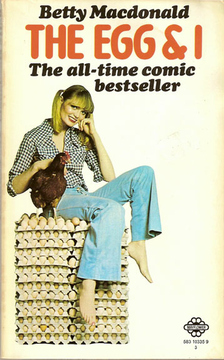 Dust jacket from  1974 Mayflower paperback edition of the egg and I
